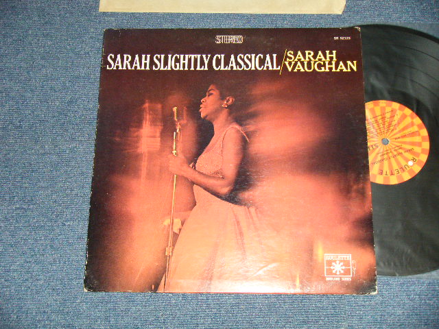 画像1: SARAH VAUGHAN - SARAH VAUGHAN  CLASSICAL  (Ex++/Ex+++)   / 1966  US AMERICA ORIGINAL  1st Press "ORANGE & YELLOW ROULETTE Label" STEREO Used LP