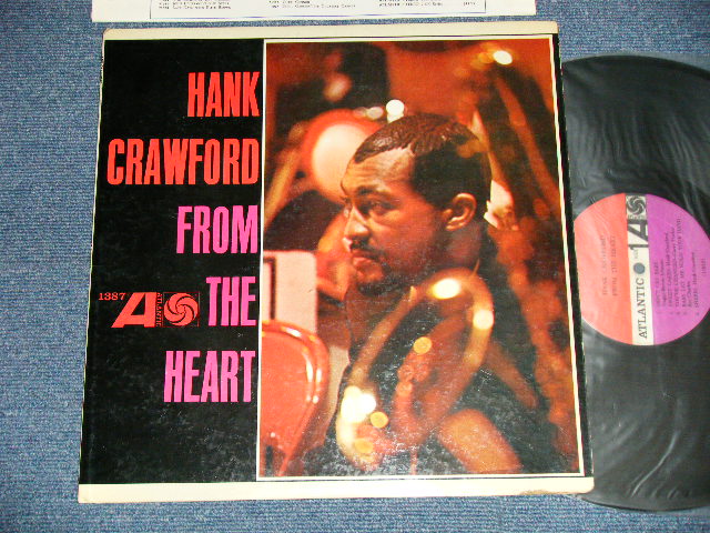 画像1: HANK CRAWFORD - FROM THE HEART ( Ex++/VG+ )   / 1962 US AMERICA ORIGINAL 1st Press "RED & PURPLE with WHITE FAN Label" MONO Used LP 