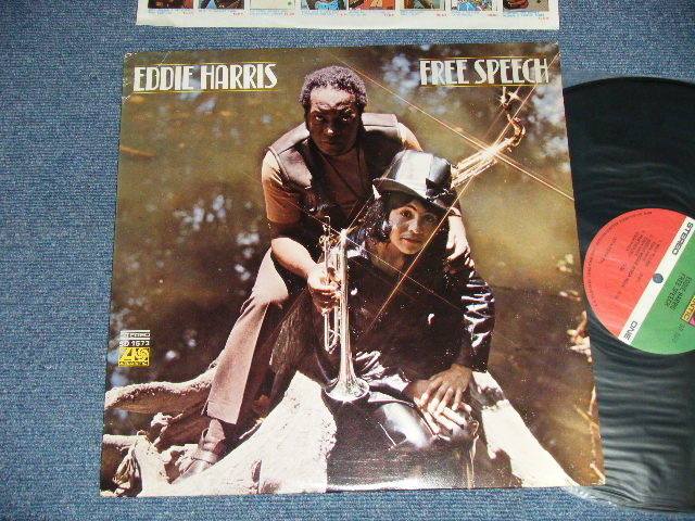 画像1: EDDIE HARRIS - FREE SPEECH (Ex++/Ex+++  EDSP) / 1970  US AMERICA ORIGINAL 1st Press "GREEN & RED Label" "1841 BROADWAY Label"  Used LP 