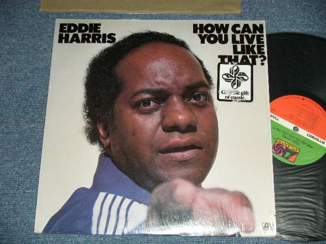 画像1: EDDIE HARRIS - HOW CAN YOU LIVE LIKE THAT?  (MINT-/MINT-  Cut Out) / 1977  US AMERICA ORIGINAL 1st Press "GREEN & RED Label" "Small 75 ROCKFELLER  Label"  Used LP 