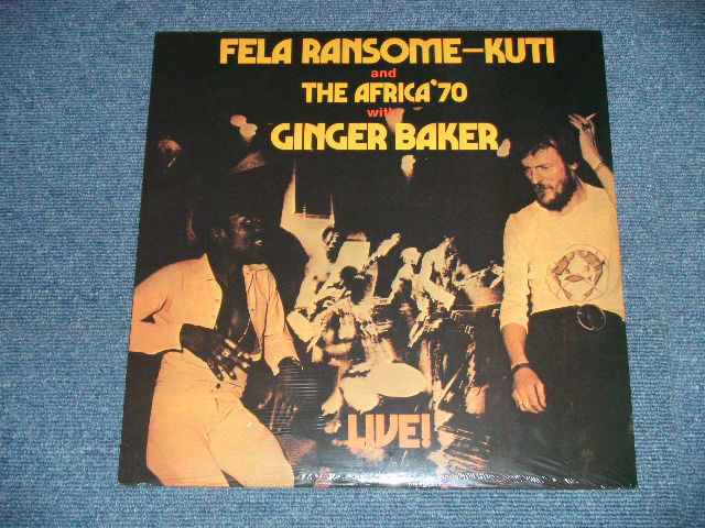 画像1: FELA ANIKULAPO KUTI & AFRICA 70 with GINGER BAKER of Cream - LIVE!  (SEALED) /   US AMERICA   REISSUE "BRAND NEW SEALED"  LP 