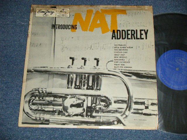 画像1: NAT ADDERLEY - INTRODUCING (VG+++/Ex++TAPE SEAM ) / 1955  US AMERICA ORIGINAL "MONO"  Used LP 