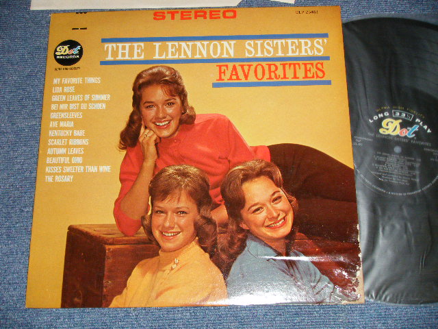 画像1:  THE LENNON SISTERS -  THE LENNON SISTERS FAVORITES ( Ex/MINT- Water dmg) / 1963  US AMERICA ORIGINAL STEREO Used  LP