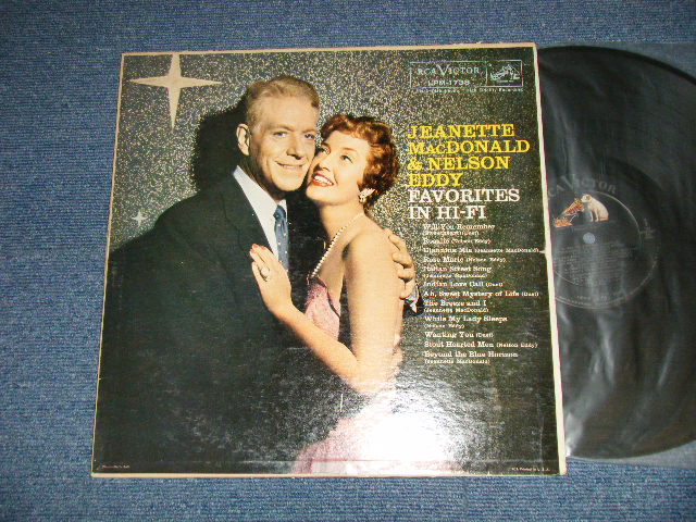 画像1: JEANETTE MacDONALD & NELSON EDDY - FAVORITES IN HI-FI  (Ex/Ex++ A-1:Ex- STOBC,  EDSP)  / 1959  US AMERICA ORIGINAL MONO Used LP 