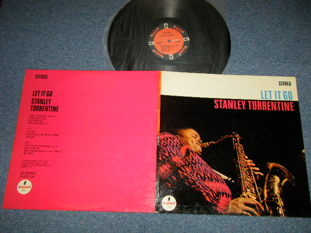 画像1: STANLEY TURRENTINE - LET IT GO (Ex++/Ex Looks:Ex-)   / 1967 US AMERICA ORIGINAL 1st Press "ORANGE with BLACK Ring" Label Used LP