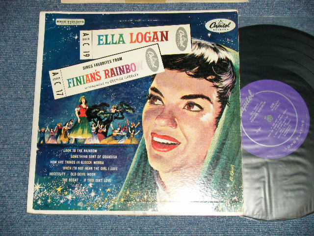 画像1: ELLA LOGAN - SINGS FAVORITES FROM FINIAN'S RAINBOW  (Ex++/Ex+++) / 1955 US AMERICA ORIGINAL "PURPLE Label" MONO Used 10" LP