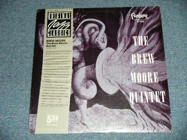 画像1: THE BREW MOORE QUINTET -  THE BREW MOORE QUINTET (SEALED) /  1984 US AMERICA  REISSUE "BRAND NEW SEALED"  LP