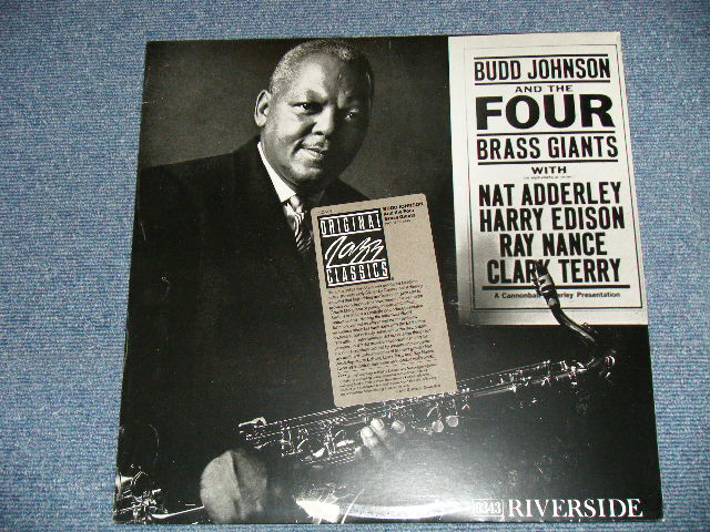 画像1: BUDD JOHNSON - AND THE FOUR BRASS GIANTS with NAT ADDERLEY, HARRY EDISON, RAY MANCE, CLARK TERRY  (SEALED) /  1985 US AMERICA  REISSUE "BRAND NEW SEALED"  LP