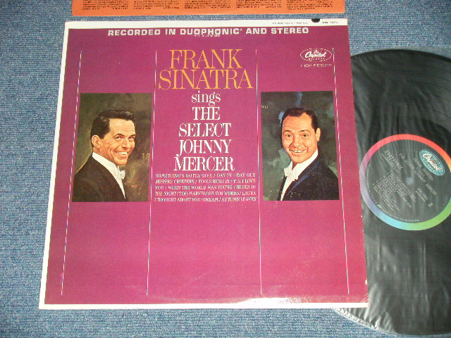 画像1: FRANK SINATRA -  SING THE SELECT JOHNNY MERCER ( MINT-, Ex+++/MINT- ) / 1963 US AMERICA ORIGINAL "BLACK with RAINBOW and CAPITOL Logo at TOP" Label STEREO Used LP 