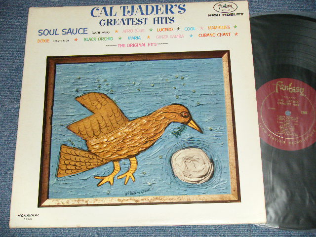 画像1: CAL TJADER - GREATEST HITS  ( Ex+++, Ex++/MINT- )  / 1966 US AMERICA ORIGINAL "MAROON with GOLD PRINT Label" MONO Used LP