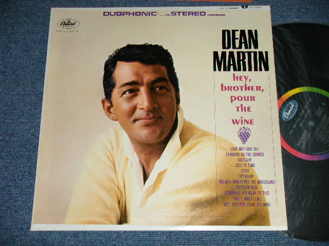 画像1: DEAN MARTIN - HEY BROTHER, POUR THE WINE(MINT-/MINT-) / 1964  US AMERICA ORIGINAL 1st Press "BLACK with RAINBOW Label" DUOPHONIC STEREO  Used  LP  