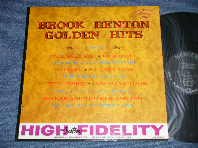 画像1: BROOK BENTON - GOLDEN HITS ( Ex+++/MINT-) / 1961  US AMERICA ORIGINAL  MONO Used    LP