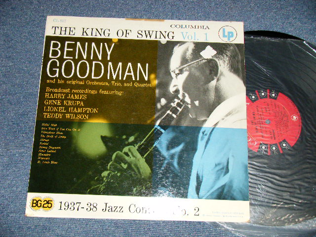 画像1: The BENNY GOODMAN -  THE KING OF SWING VOL.1 (Ex+/Ex++ EDSP, TEAROFC) / 1956 US AMERICA Original  "6 EYES  Label"  MONO Used LP  