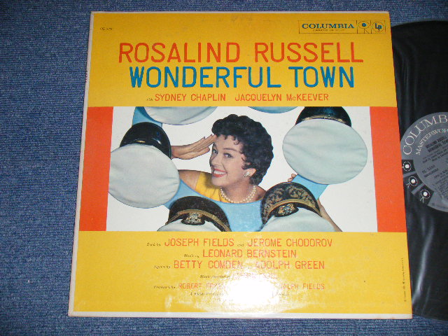 画像1: ost (ROSALIND RUSSELL,SYDNEY CHAPLIN, JAQUELYN McKEEVER, LEONARD BERNSTEIN + ) - WONDERFULTOWN  / 1958 US AMERICA ORIGINAL MONO Used LP 