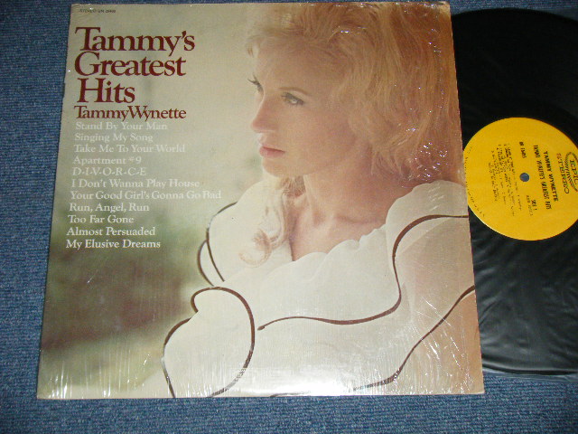 画像1: TAMMY WYNETTE - TAMMY'S GREATEST HITS ( Ex+++/MINT- ) / 1969 US AMERICA ORIGINAL "YELLOW Label" Used LP