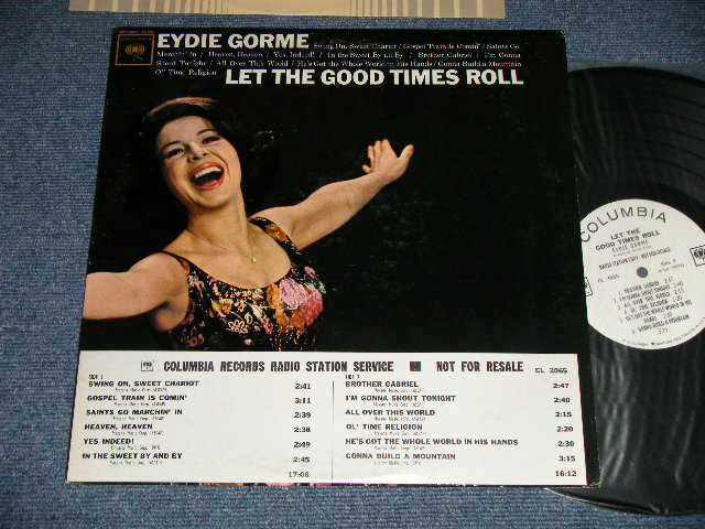 画像1: EYDIE GORME - LET THE GOOD TIMES ROLL(Ex+++/MINT-)   / 1963 US AMERICA ORIGINAL "WHITE LABEL PROMO" 1st press "2-EYES Label" Label MONO Used LP