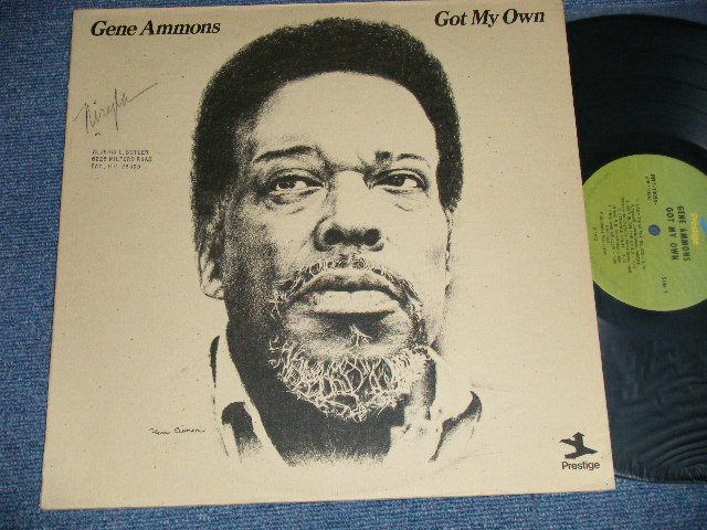 画像1: GENE AMMONS  - GOT MY OWN ( Ex+/MINT- WOFC )  / 1973  US AMERICA ORIGINAL "LIME GREEN Label"  Used LP 