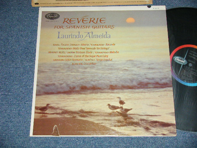 画像1: LAURINDO ALMEIDA - REVERIE FOR SPANISH GUITARS  (Ex+/Ex+  EDSP) / 1962 US AMERICA ORIGINAL 1st press "BLACK with RAINBOW CAPITOL LOGO on LEFT Label" MONO Used LP
