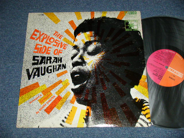 画像1: SARAH VAUGHAN - THE EXPLOSIVE SIDE OF (Ex++/Ex++ Looks:Ex+ )   / 1963  US AMERICA ORIGINAL  1st Press "ORANGE & PINK Label" STEREO Used LP 