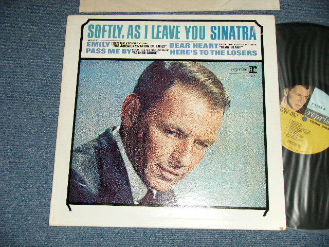画像1: FRANK SINATRA -  SOFTLY,AS I LEAVE YOU  ( Ex++/Ex++ ) / 1964 US AMERICA  ORIGINAL "CUSTOM LABEL Design"  MONO Used  LP
