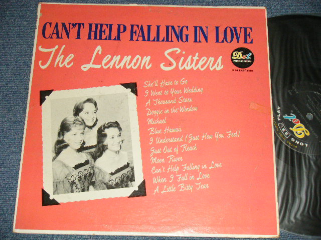 画像1:  THE LENNON SISTERS - CAN'T HELP FALLING IN LOVE  ( Ex+/Ex++ EDSP) / 19662  US AMERICA ORIGINAL MONO Used  LP