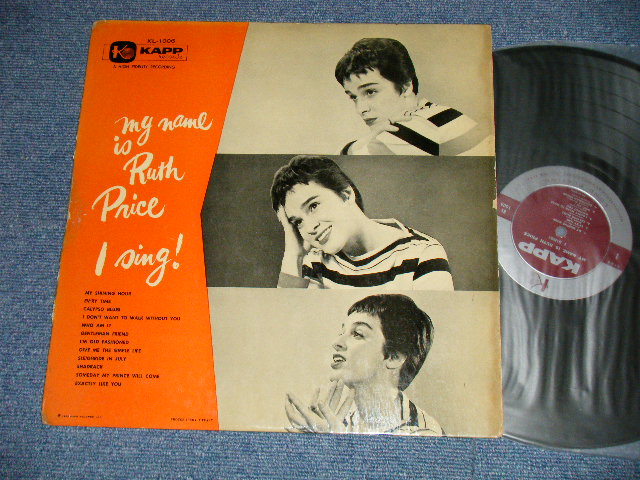 画像1: RUTH PRICE - MY NAME IS RUTH PRICE I SING!  (Ex/Ex+ Looks:Ex EDSP) / 1955  US  AMERICA ORIGINAL MONO Used LP 