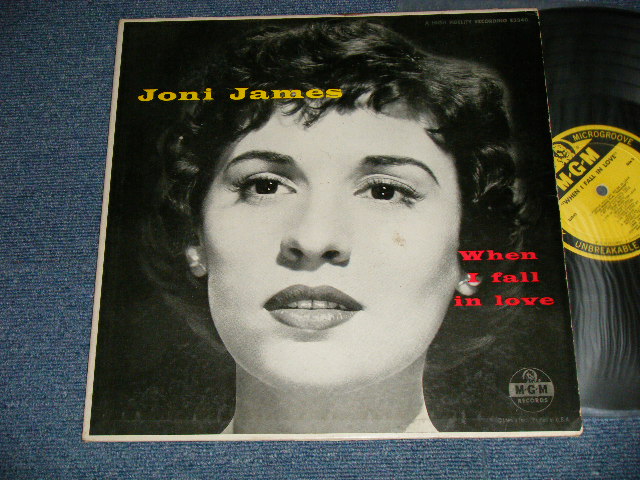 画像1: JONI JAMES - WHEN I  FALL IN LOVE  ( Ex/Ex++ ) / 1955 US America ORIGINAL YELLOW LABEL MONO Used  LP