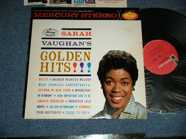 画像1: SARAH VAUGHAN - GOLDEN HITS (Ex++/Ex+++ A-1,2,3:Ex++)  / MID 1960's US AMERICA  ORIGINAL "RED Label" STEREO  Used LP