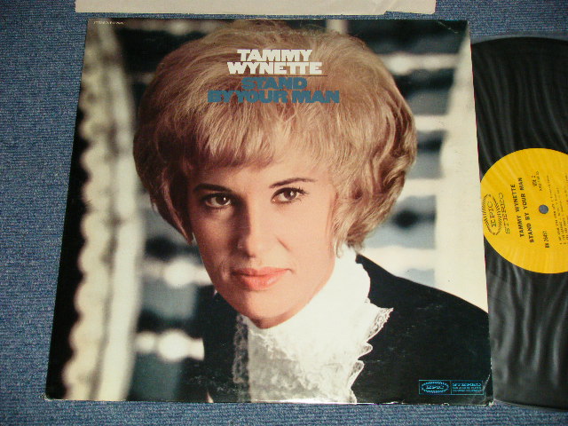 画像1: TAMMY WYNETTE - STAND BY YOUR MAN ( MINT-/Ex+++ A-1:Ex) / 1969 US AMERICA ORIGINAL "YELLOW Label" Used LP
