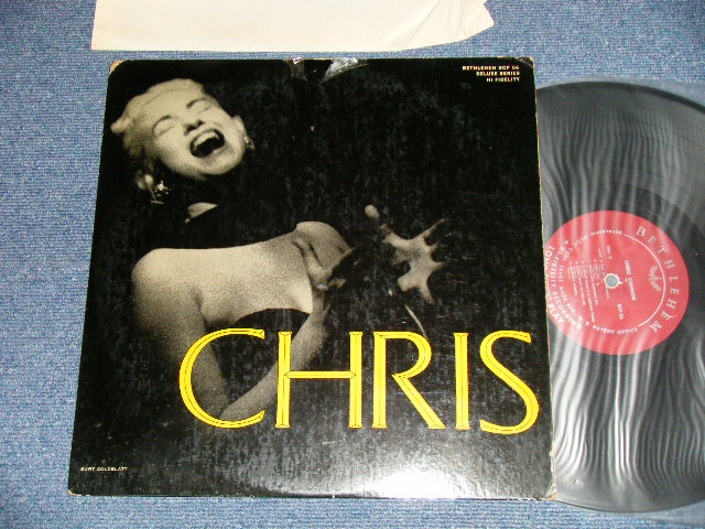 画像1: CHRIS CONNOR - CHRIS (Ex/VG+++) / 1956 US AMERICA ORIGINAL Maroon Color and 1st Press Design Label MONO Used LP 