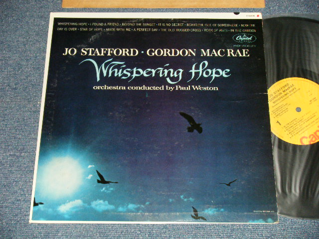 画像1: JO STAFFORD & GORDON  MacRAE  - WHISHING HOPE (Ex/MINT-  EDSP, WOFC /  US AMERICA REISSUE Used LP 