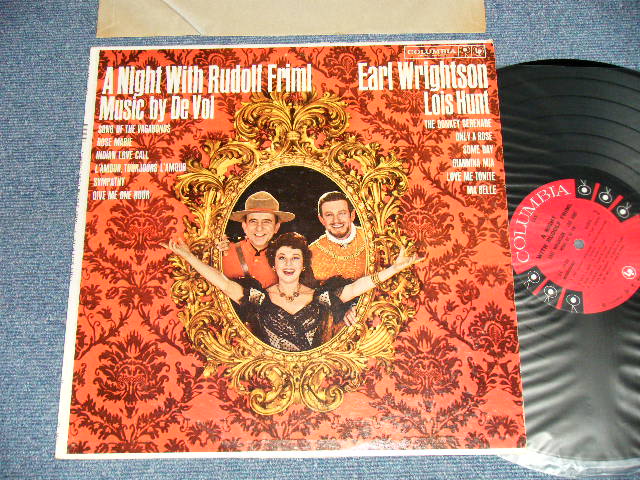画像1: EARL WRIGHTSON, LOIS HUNT(CLASSICAL Vocals)  - A NIGHT WITH RUDOLF FRIML  (Ex++/MINT-  EDSP) /  1961 US AMERICA ORIGINAL  "6 EYE'S LABEL"  MONO Used LP