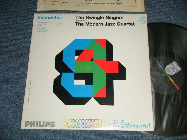 画像1:  THE SWINGLE SINGERS perform with The MODERN JAZZ QUARTET - ENCOUNTER ( Ex+++/MINT-) / 1966 US AMERICA ORIGINAL MONO Used  LP