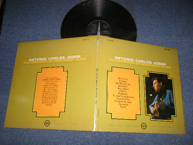 画像1: ANTONIO CARLOS JOBIM -  THE COMPOSER OF DESAFINADO,PLAYS (Ex+++/Ex+++ Looks:Ex++ ) / 1963 US AMERICA ORIGINAL STEREO Used LP 