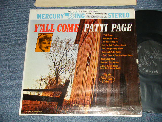 画像1: PATTI PAGE - Y'ALL COME ( Ex/Ex++ A-5:Ex- )  /1965   US AMERICA ORIGINAL STEREO Used LP