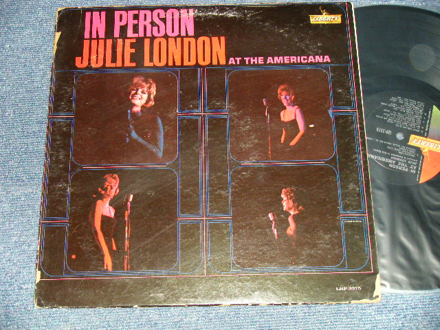 画像1: JULIE LONDON - IN PERSON AT THE AMERICANA (VG+++/Ex) / 1964 US AMERICA ORIGINAL MONO Used LP 