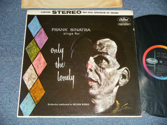 画像1: FRANK SINATRA -  SINGS FOR ONLY THE LONELY (Ex++/Ex++) / 1959 US AMERICA ORIGINAL 1st press "BLACK with RAINBOW LOGO on LEFT SIDE Label" STEREO Used  LP 