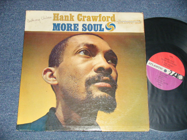 画像1: HANK CRAWFORD - MORE SOUL ( Ex/Ex Looks:Ex++ WOFC, WOBC 　えＤＳＰ )   / 1961 US AMERICA ORIGINAL 1st Press "RED & PURPLE with WHITE FAN Label" MONO Used LP 