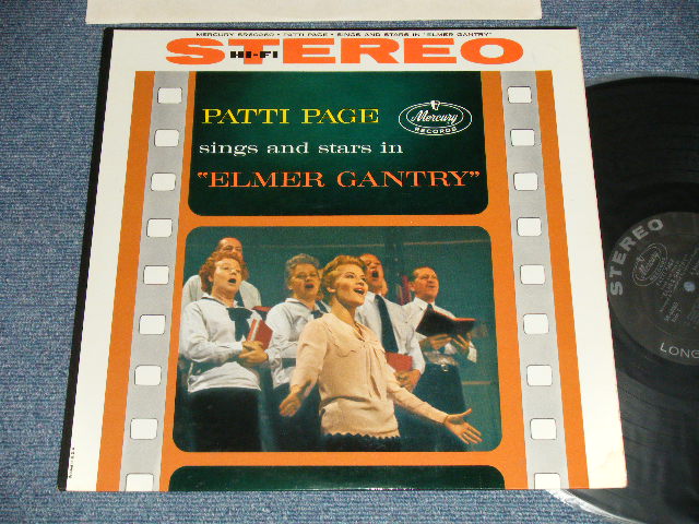 画像1: PATTI PAGE - SINGS and STARS IN ELMER GANTRY ( Ex++/MINT- )  /1960 US AMERICA ORIGINAL "BLACK with SILVER Print Label" STEREO Used LP
