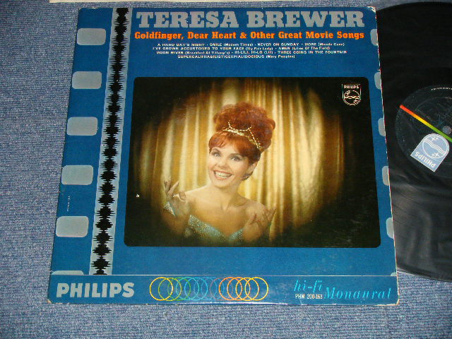 画像1: TERESA BREWER - GOLDFINGER, DEAR HEART & OTHER GREAT MOVIE SONGS  (Ex++/MINT-) / 1965 US AMERICA ORIGINAL MONO Used LP