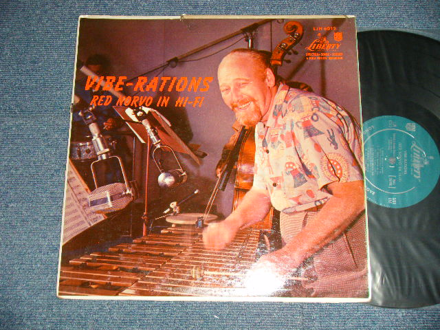 画像1: RED NORVO - VIBE-RATIONS RED NORVO IN HI FI  ( Ex/Ex+ Looks:Ex+++ EDSP) / 1956 US AMERICA ORIGINAL "TURQUOISE Label"  MONO Used LP 
