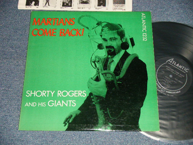 画像1: SHORTY ROGERS - MARTIANS COME BACK! (Ex++/MINT-) / 1956 US AMERICA ORIGINAL 1st Press "BLACK with SILVER Print Label" MONO Used LP