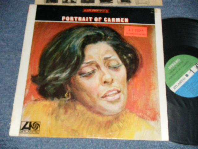 画像1: CARMEN McRAE - PORTRAIT OF CARMEN ( Ex+/Ex+++ )  /  1968 US AMERICA ORIGINAL "GREEN and BLUE Label" "PROMO" STEREO Used LP 