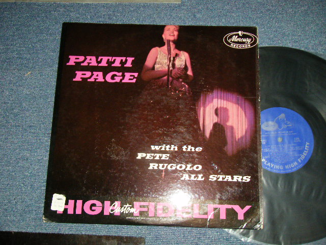 画像1: PATTI  PAGE with The PETE RUGOLO ALL STARS - IN THE LAND OF HI-FI ( Ex+++/MINT- ) / 1956 US AMERICA ORIGINAL "BLUE Label" MONO Used LP 