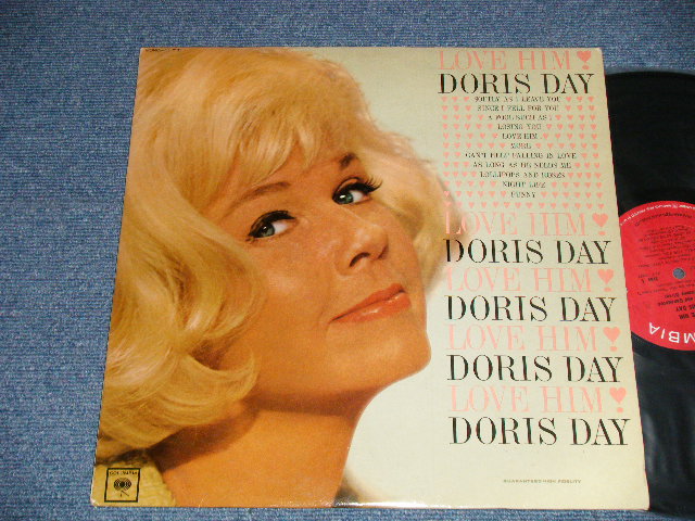 画像1: DORIS DAY -  LOVE HIM  ( Ex+++/Ex+++ )   / 1964 US AMERICA ORIGINAL 1st Press "2-EYE's GUARANTEED High Fidelity Label"  MONO  Used LP