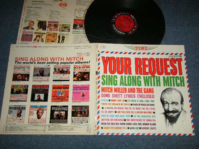 画像1: MITCH MILLER AND THE GANG - YOUR REQUEST : SING ALONG WITH MITCH   (Ex+++/MINT-) / 1961 US AMERICA ORIGINAL "6 EYE'S Label" STEREO  Used LP 