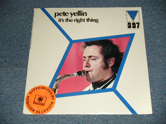 画像1: PETE YELLIN - IT'S THE RIGHT THING (SEALED)   /  US AMERICA Reissue "Brand New SEALED" 