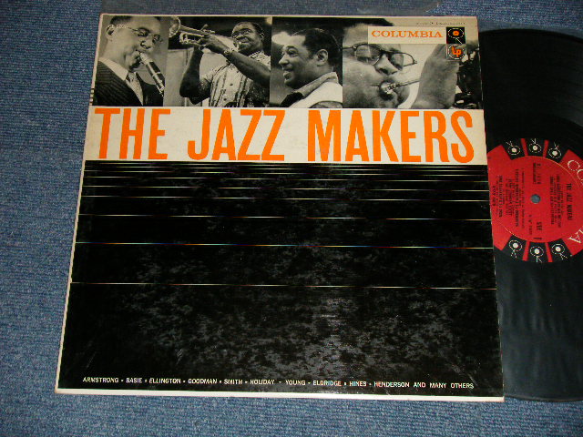 画像1: v.a. (COUNT BASIE,BENNY GOODMAN,LOUIS ARMSTRONG,DUKE ELLINGTON,DIZZY GILLESPIE,FLETCHER HENDERSON,BESSIE SMITH,JONES-SMITH,INC.,EARL HINES,BILLY HOLIDAY,LOUIS PRIMA with PEE WEE RUSSELL) - THE JAZZ MAKER (Ex++/Ex+++ EDSP) / 1957 US AMERICA ORIGINAL "BLACK 6 EYES Label"  Mono Used LP 