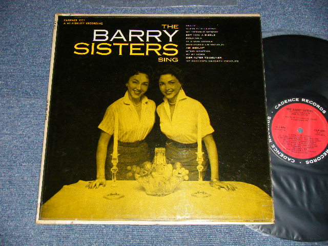 画像1: BARRY SISTERS - THE BARRY SISTERS  SING ( Ex++/MINT- Tape on Side ) / 1959  US AMERICA ORIGINAL MONO Used   LP