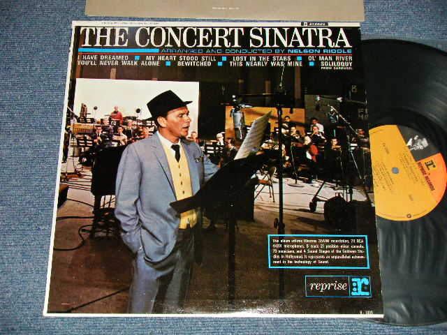 画像1: FRANK SINATRA - THE CONCERT SINATRA (MINT-/MINT-)  / 1967-69 Version US AMERICA 2nd Press "2-Color Label" STEREO  Used  LP